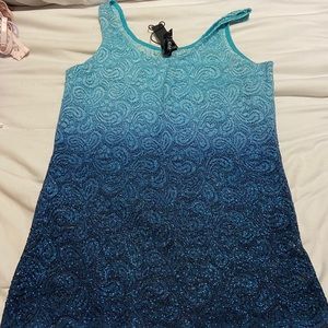 ombré layering tank